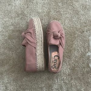 Cute blush shoes